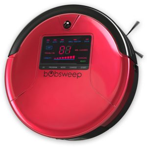 bObsweep PetHair Robotic Vacuum Cleaner and Mop, Rouge