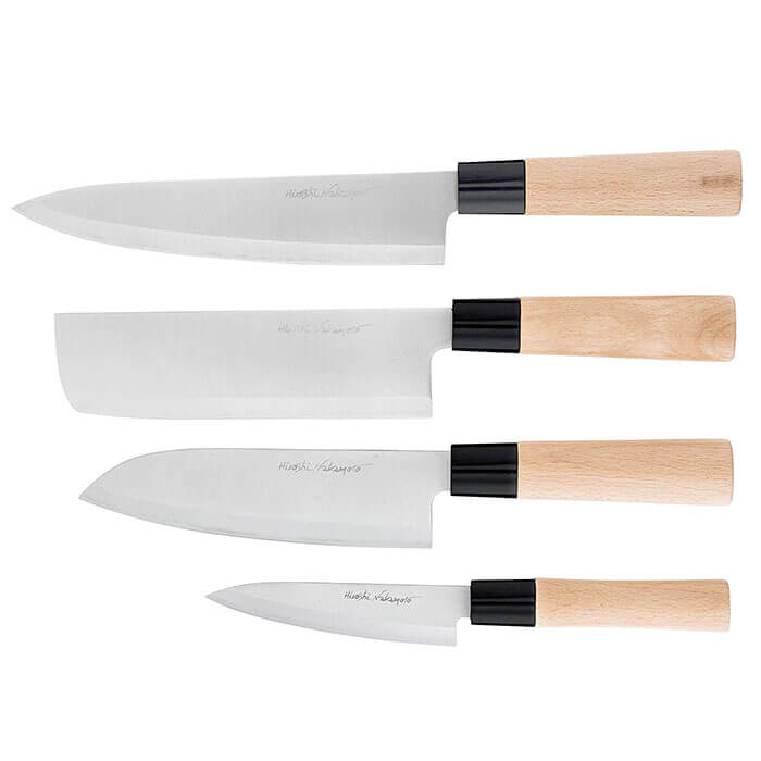 Hiroshi 4 Pieces Sushi Knife Set
